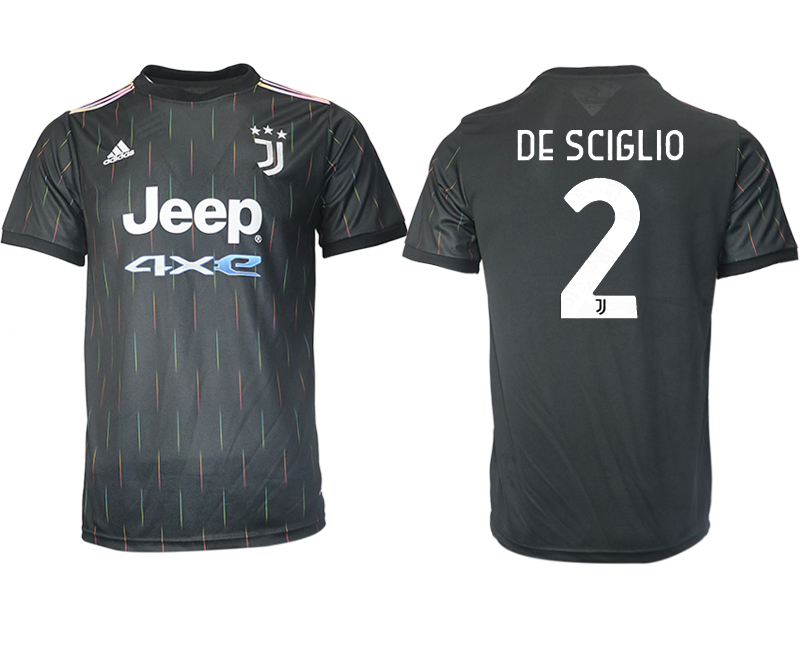 Cheap Men 2021-2022 Club Juventus away aaa version black 2 Soccer Jersey